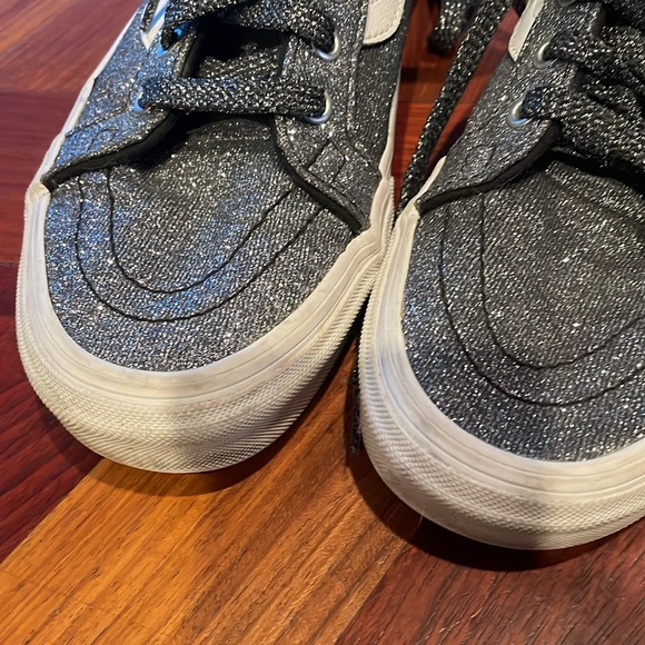 Silver sparkle Vans - Picture 2 of 5
